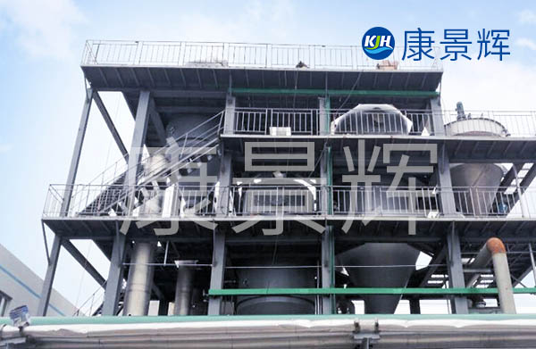 青島康景輝三效蒸發(fā)器有熱堿水、熱水、清水三種清洗功能